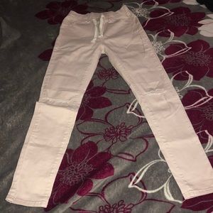 Joggers pants with rips at the knees super cute